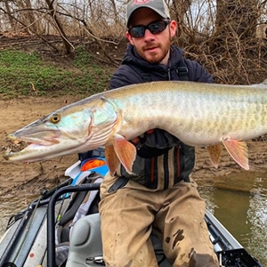 Ohio Musky on the Fly