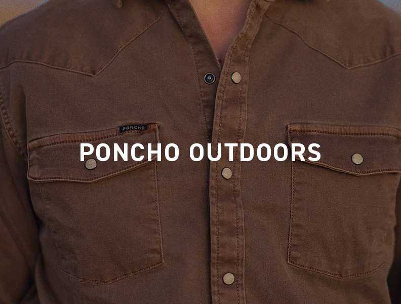 Poncho Outdoors is at Mad River Outfitters!
