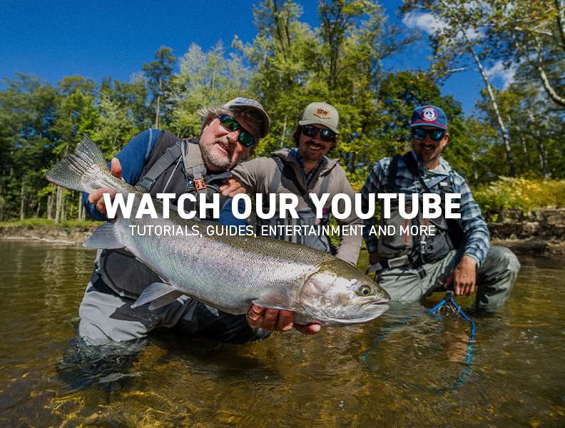 Watch our New Fly Fishing Content on Our YouTube Channel, fly fishing tutorials, guides and more!