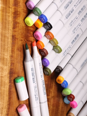 copic sketch markers for fly tying Hareline Dubbin