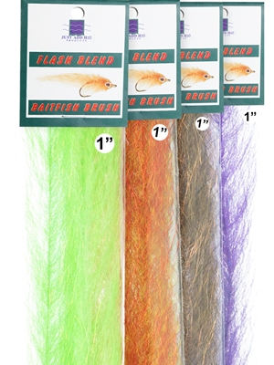 Just Add H2O Flash Blend Baitfish Brush 1" Gifts for Fly Tying at Mad River Outfitters