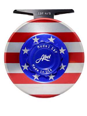 Abel SDF 4/5 Fly Reel- Sealed Drag Fresh american flag Abel Fly Reels