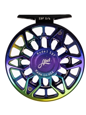 Abel SDF 5/6 Fly Reel- Sealed Drag Fresh northern lights fade Abel Fly Reels