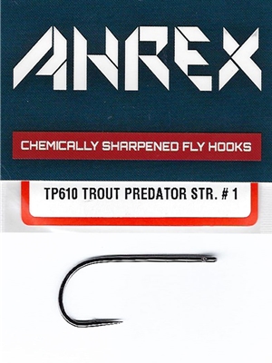 Ahrex TP610 Trout Predator Streamer Hooks streamer fly tying hooks