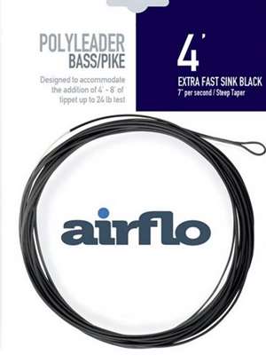 Airflo Bass and Pike Polyleaders- Extra Fast Sink Airflo Poly Leaders