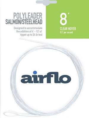 Airflo Salmon/Steelhead 8' Polyleader- Hover Specialty Fly Fishing Leaders - Furled, Wire Etc.