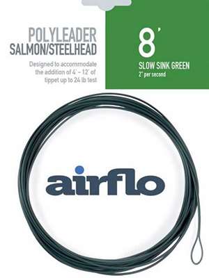 Airflo Salmon/Steelhead 8' Polyleader- Slow Sink Airflo Poly Leaders