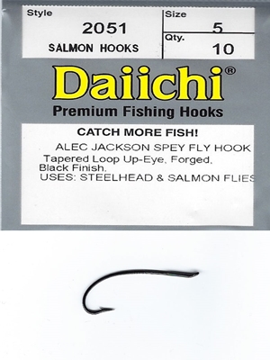 Daiichi Alec Jackson Spey Hooks fly tying hooks for salmon and steelhead