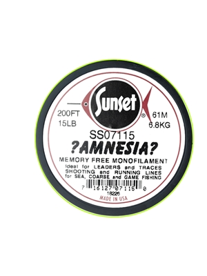Amnesia Memory Free Monofilament steelhead fly fishing