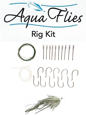 Aqua Flies Ultra Rig Kit fly tying hooks for salmon and steelhead