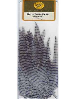 Montana Fly Company Barred Saddle Hackle Saltwater