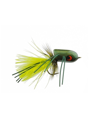 boogle bullet mossy green Smallmouth Bass Flies- Surface