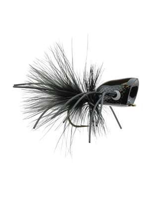 boogle popper black galaxy Smallmouth Bass Flies- Surface