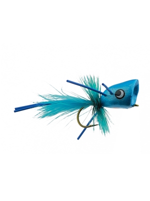 boogle popper size 8 electric damsel Largemouth Bass Flies - Surface  and  Divers