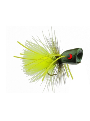 boogle popper size 4 fiery frog Smallmouth Bass Flies- Surface