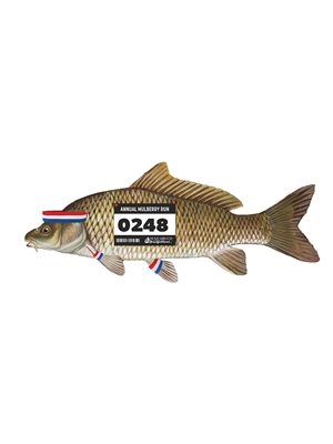 Limited Edition Carp on the Annual Mulberry Run Vinyl Stickers Mad River Outfitters Merchandise