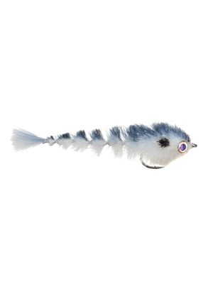 Chocklett's Finesse Game Changer Fly - White / Grey Redfish Flies