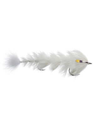 Blane Chocklett's Feather Game Changer- large white Pike Flies