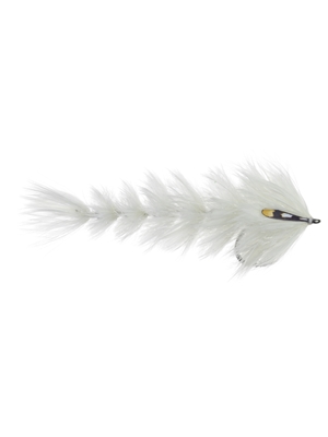 Blane Chocklett's Feather Game Changer- small white Largemouth Bass Flies - Subsurface