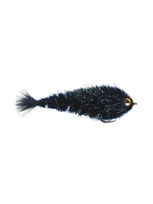 Chocklett's Finesse Game Changer Fly - Black Smallmouth Bass Flies- Subsurface