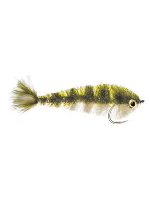 Blane Chocklett's Mini Finesse Game Changer fly tan and olive Blane Chockletts Game Changer