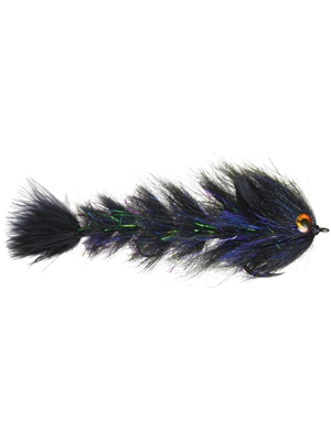 Chocklett's Polar Game Changer Fly - Black Smallmouth Bass Flies- Subsurface