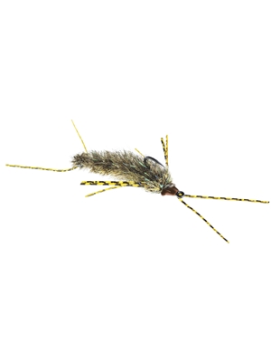Blaine Chocklett's Rubber Legs Game Changer- brown Smallmouth Bass Flies- Subsurface
