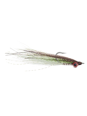 Clouser Minnow baby bass flies for saltwater, pike and stripers