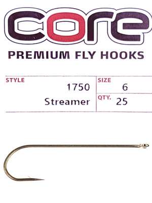 Core C1750 Streamer Hooks Hareline Dubbin
