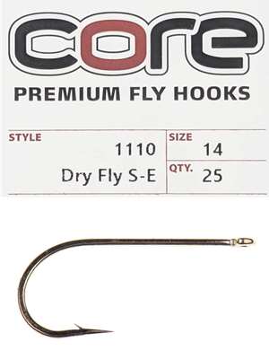 Core C1110 Dry Fly Hooks available here at Mad River Outfitters! dry fly hooks