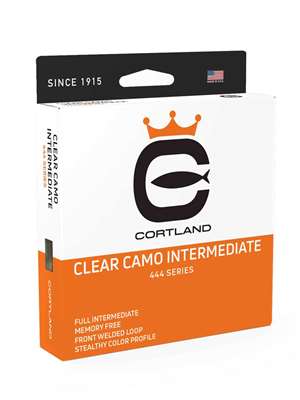 Cortland 444 Clear Camo Intermediate Fly Line bass pike musky fly lines