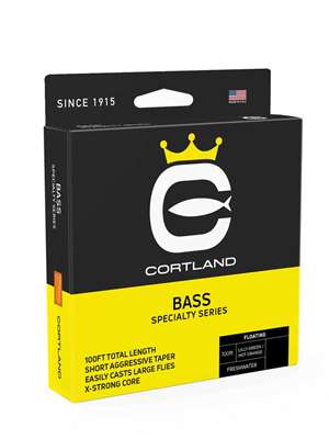 Cortland Bass Taper Fly Line bass pike musky fly lines