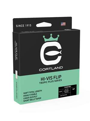 Cortland Hi-Vis Flip Pallot Fly Line white Hi-Vis Fly Lines