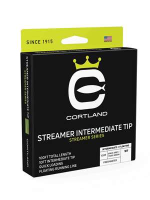 Cortland Streamer Intermediate Tip Fly Line sinking intermediate fly lines