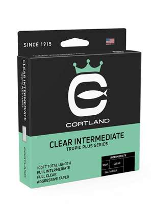 Cortland Tropic Plus Clear Intermediate Fly Line saltwater fly lines