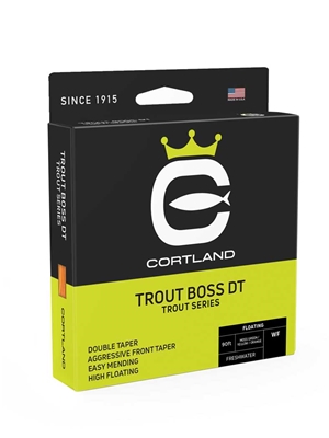 Cortland Trout Boss Double Taper Fly Line Hi-Vis Fly Lines