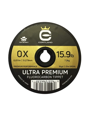 Cortland Ultra Premium Fluorocarbon Tippet Fluorocarbon Leader and Tippet Material