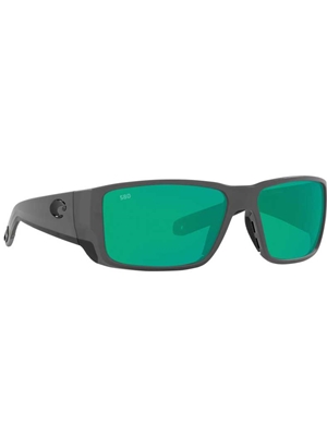 Costa Blackfin Pro Sunglasses- matte gray with green mirror 580G lenses Costa del Mar