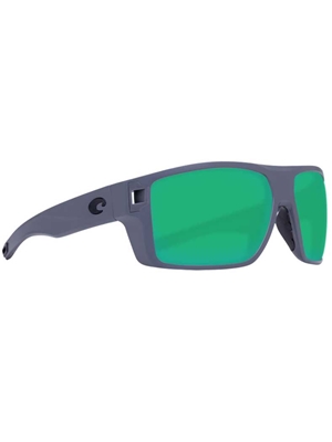 Costa Diego Sunglasses- green mirror matte gray Costa del Mar