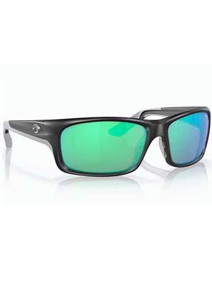 Costa Jose Pro Sunglasses- matte black with green mirror 580G lenses 2023 Fly Fishing Gift Guide at Mad River Outfitters