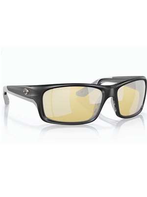 Costa Jose Pro Sunglasses- matte black with sunrise silver mirror 580G lenses Costa del Mar