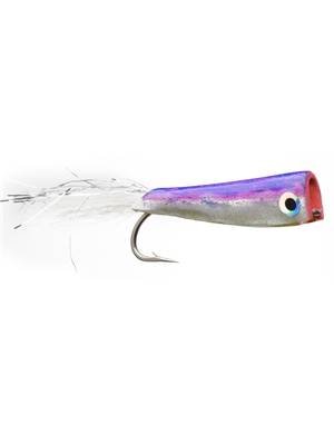 Crease fly popper blue Largemouth Bass Flies - Surface  and  Divers