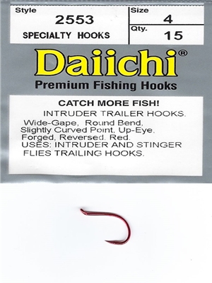 Daiichi 2553 Red Octopus Hook fly tying hooks for salmon and steelhead