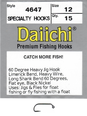 Daiichi 4647 60-Degree Jig Hook