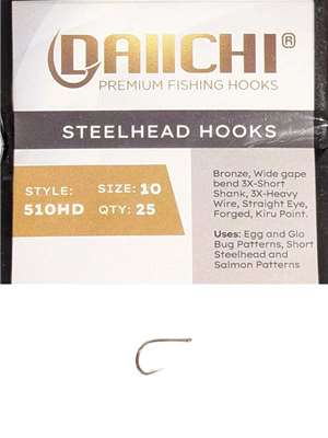 Daiichi HD510 Fly Hooks fly tying hooks for salmon and steelhead