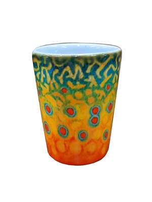 DeYoung Shot Glass in Brook Trout derek deyoung art studios