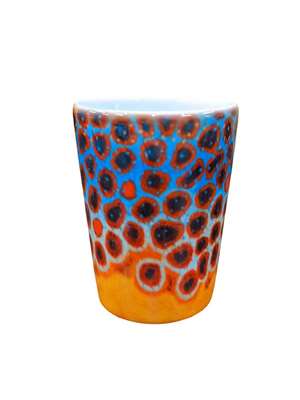 DeYoung Shot Glass in Brown Trout derek deyoung art studios