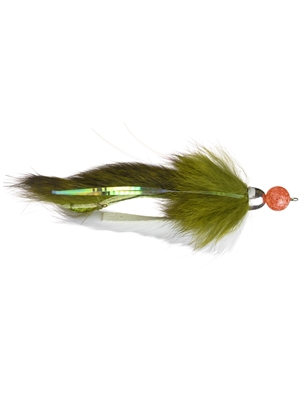 Dolly Llama Streamer w/egg olive Flies