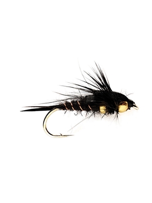 Double Tungsten Stone fly black Flies