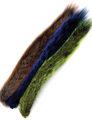 dyed squirrel tails Hareline Dubbin